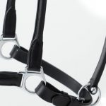 SS20-Hennaroso-Rolled-Anatomic-Leather-Headcollar-Black-Close-Up-Noseband-Fa