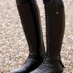 SS20-Maurizia-Ladies-Lace-Front-Long-Leather-Riding-Boots-Black-Style-Shot-O