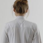 Tessa-Ladies-Long-Sleeve-Tie-Shirt-White-Close-Up-On-Back-Panel-Webx900