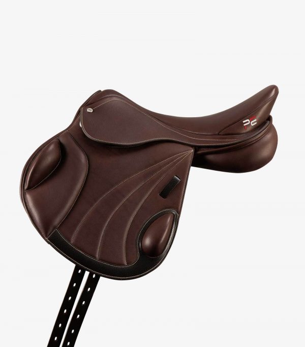 Deauville Leaf Monoflap kožené  Cross Country sedlo-Čierne ,Hnedé - Image 7