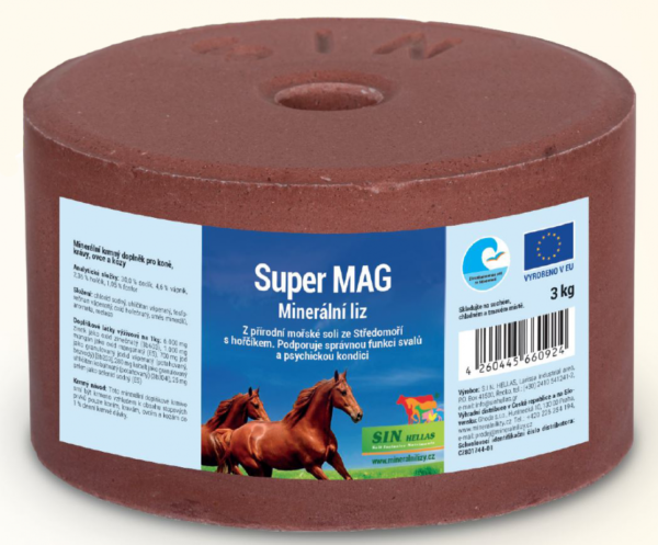 Super Mag, minerálny liz s horčíkom, vápnikom a fosforom | ProHorse.sk