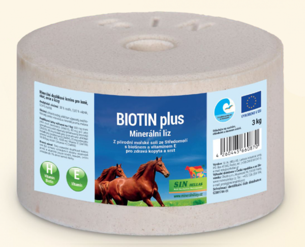 Biotin plus, minerálny liz s biotínom a vitamínom E | ProHorse.sk