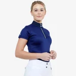 Amia-Ladies-Technical-Short-Sleeved-Riding-Top-Navy-1_1600x