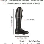 Anima-Synthetic-Tall-Riding-Boots---Size-Guide