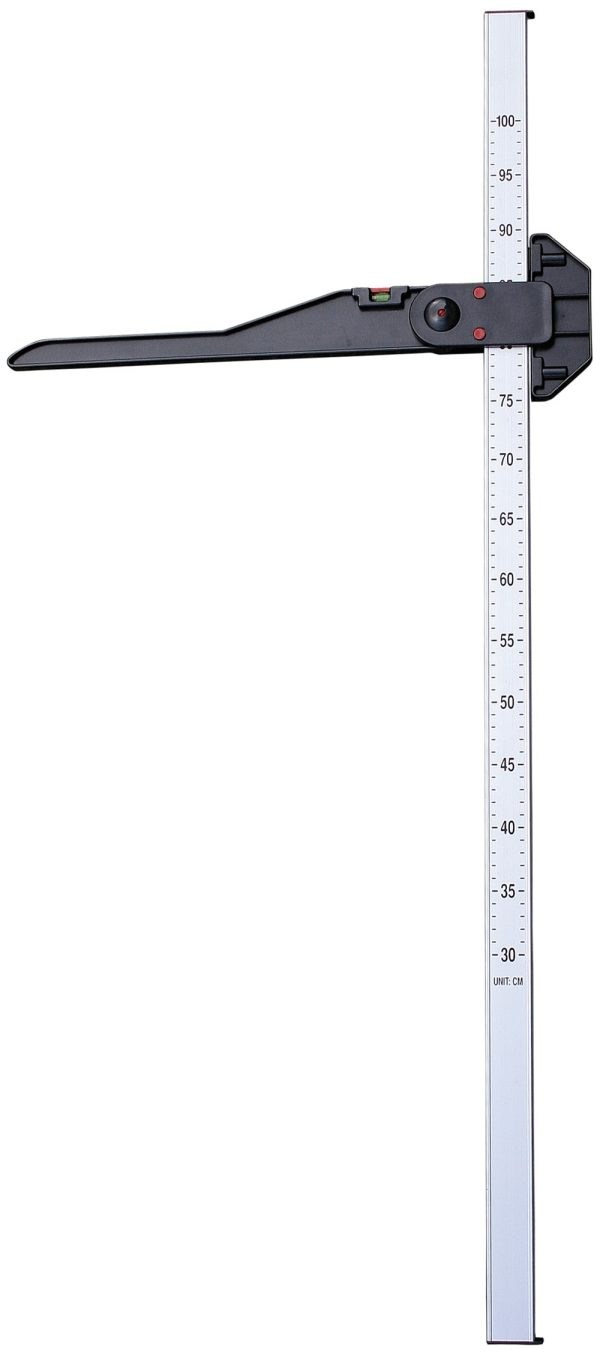 Palica na meranie koní 100 cm, hliník a PVC, palce / cm